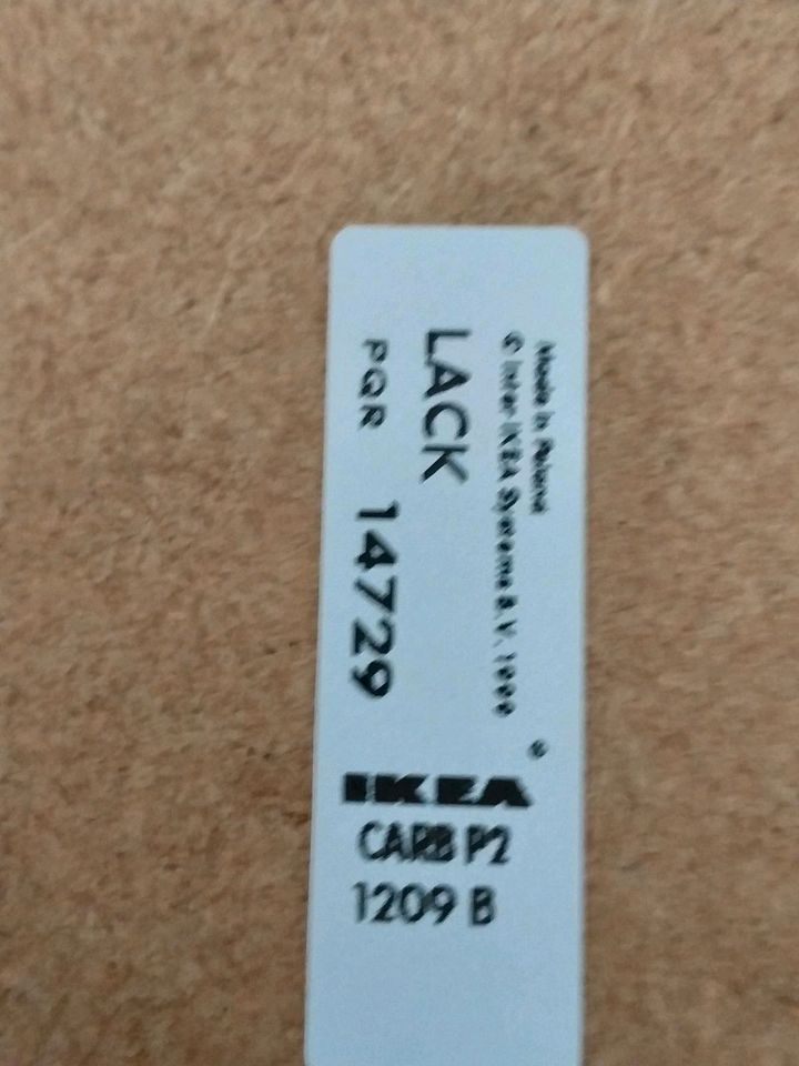 Ikea LACK Couchtisch Beistelltisch 50x50x45H eckig klein weiß in Stuttgart