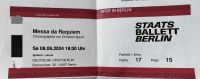 Tickets 2 Stück 08.06.24 STAATS BALLETT BERLIN Messa da Requiem Berlin - Pankow Vorschau