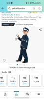 Polizei Kostüm 128 neuwertig Niedersachsen - Bremervörde Vorschau
