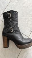 Stiefelette Designer Boots Stiefel Leder schwarz Größe 38 Baden-Württemberg - Ertingen Vorschau