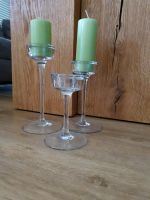 3er Set Kerzenhalter Glas Baden-Württemberg - Grünsfeld Vorschau