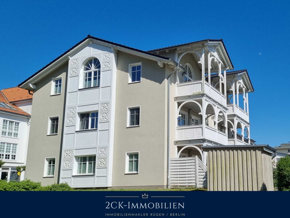 Exklusive 3 Zimmer Eigentumswohnung nahe Seebrücke und Wilhelmstraße im Ostseebad Sellin! Süd-Balkon! in Sellin