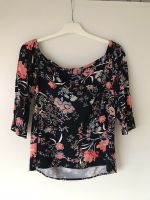 T-Shirt Bluse 3/4 schulterfrei Blumen bunt M Nordrhein-Westfalen - Verl Vorschau