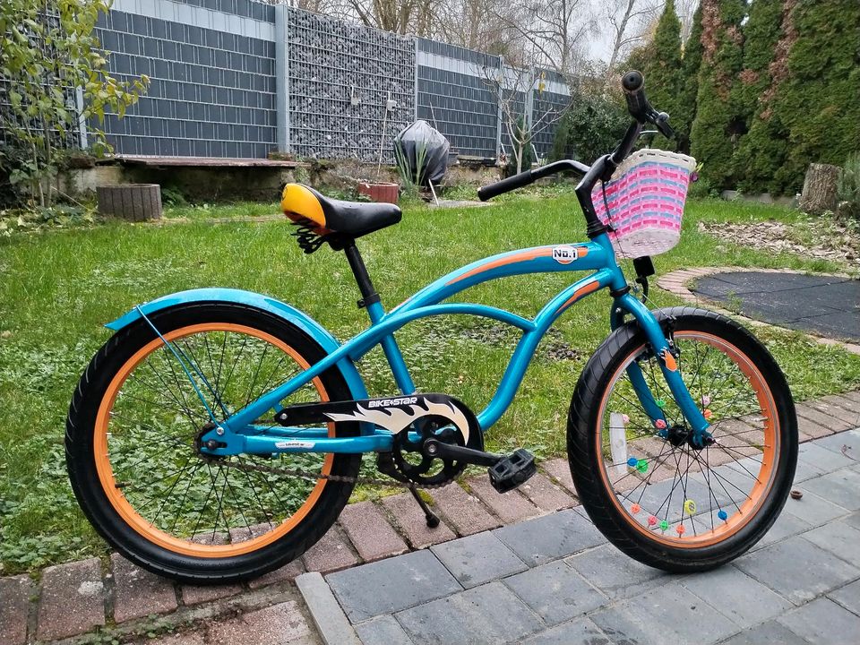 Bikestar Cruiser 20 Zoll Jugendfahrrad, 1 Gang in Hochstadt