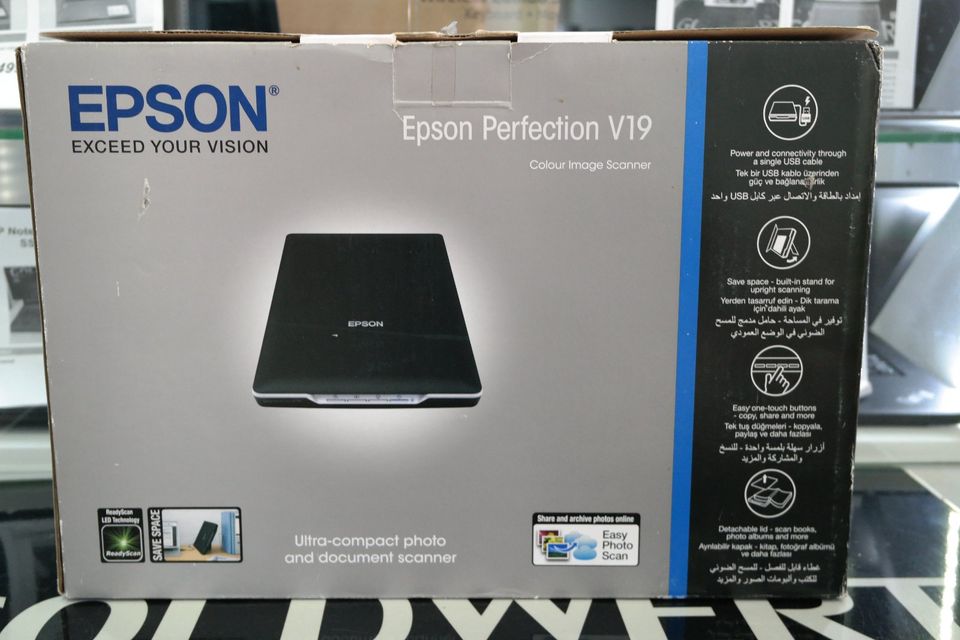 Epson Scanner Perfection V19 Schwarz 1 X A4 4.800 Х 4.800 Dpi NEU in Berlin