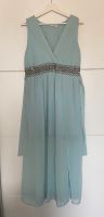 Wunderschönes Abendkleid Mint mit Glitzer und Beinschlitz Gr. 42 Nordrhein-Westfalen - Hamm Vorschau