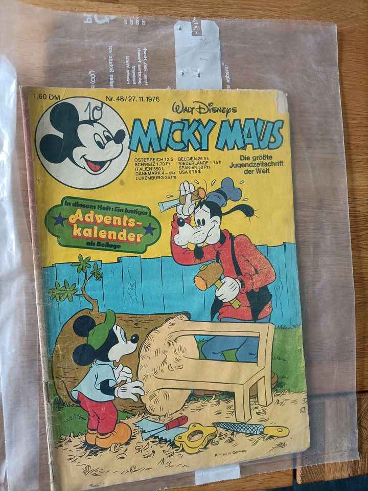 Micky Maus Hefte 5 Stück alt 1976-1990 in Wettenberg