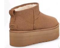 UGG LEDERSTIEFELETTEN W CLASSIC ULTRA MINI PLATFORM BRAUN Bayern - Hohenpeißenberg Vorschau
