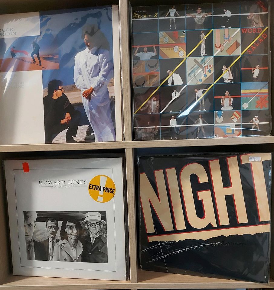 4x Vinyl Cock Robin, Fischer-Z, Howard Jones, Night LPs in Echternacherbrück