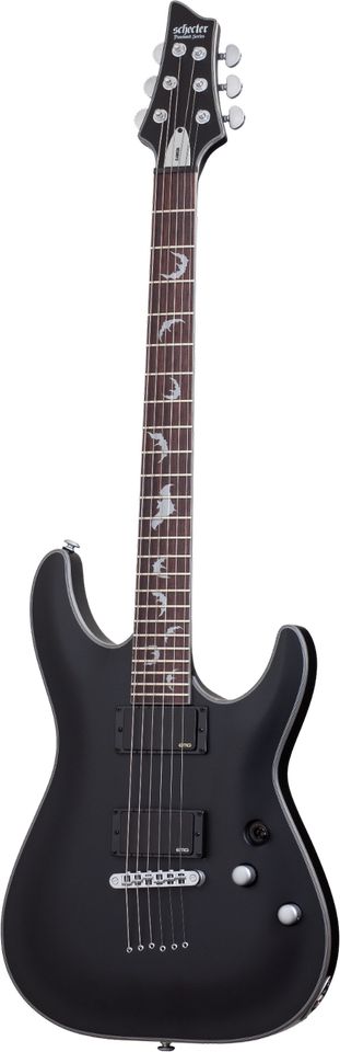 SCHECTER E-Gitarre, Damien Platinum-6, Satin Black, SC1181 in Warthausen