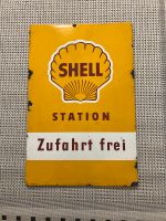 Altes original Shell Emailschild um 1950 mit Patina Hessen - Erbach Vorschau
