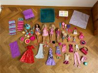 5 Barbies von Mattel mit viel Zubehör, Bett & Pool Brandenburg - Potsdam Vorschau