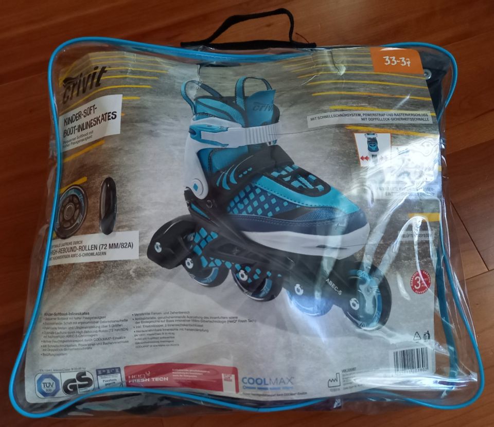 Softboot Inlineskates Inliner verstellbar von Gr. 33-37 nur 15€! in Güglingen