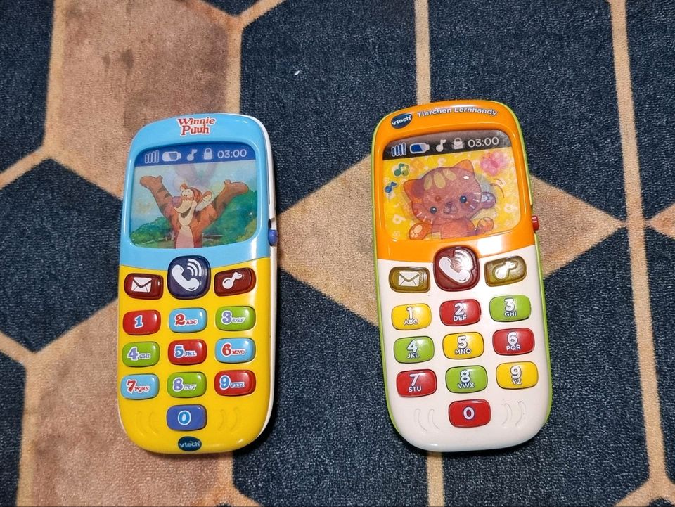 VTech Winnie Puuh Lernhandy & Tierchen Lernhandy, mit Licht und S in Herrenberg