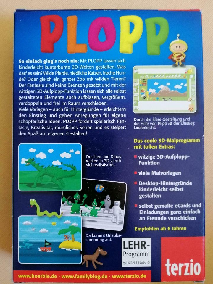 Plopp Das coole PC 3D Malprogramn mit vielen Extras terzio in Ulm