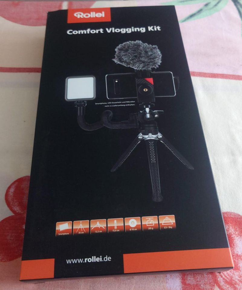 Rollei Comfort Vlogging Kit 22822 NEU OVP Smartphone Stativ in Schliengen