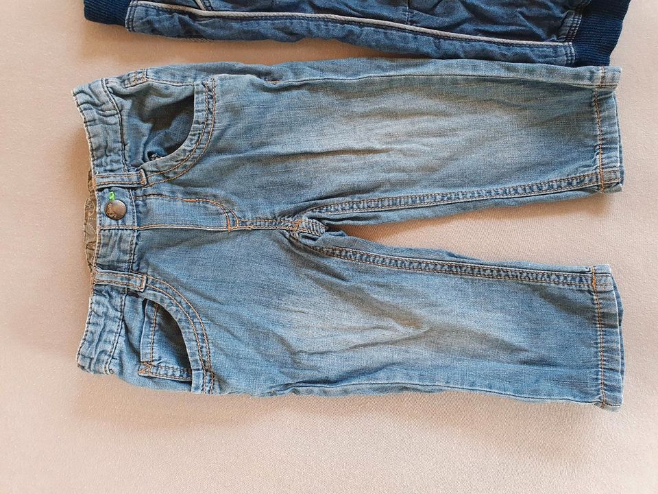 Sehr dünne Jeans Gr. 80 Sommerhosen in Wüstenrot