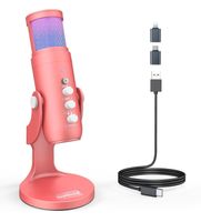 USB Mikrofon, RGB Gaming Mikrofon Lärmreduzierend für Podcasting Wandsbek - Hamburg Bramfeld Vorschau
