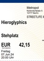 2 Tickets Hieroglyphics in Berlin (Metropol) Berlin - Reinickendorf Vorschau
