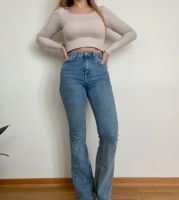 Blaue Topshop Flared Jeans Schlaghose High Waist W24L32 Pankow - Weissensee Vorschau