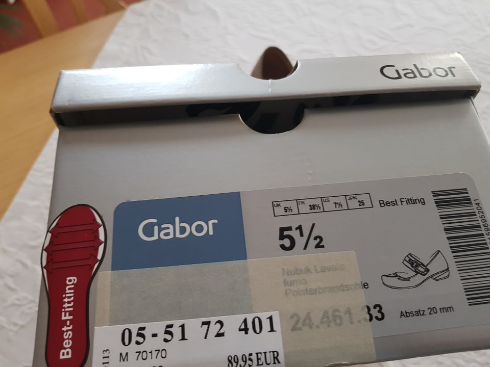 Damen Schuhe der Firma Gabor Best-Fitting in mittelbraun.5 1/2 in Recklinghausen