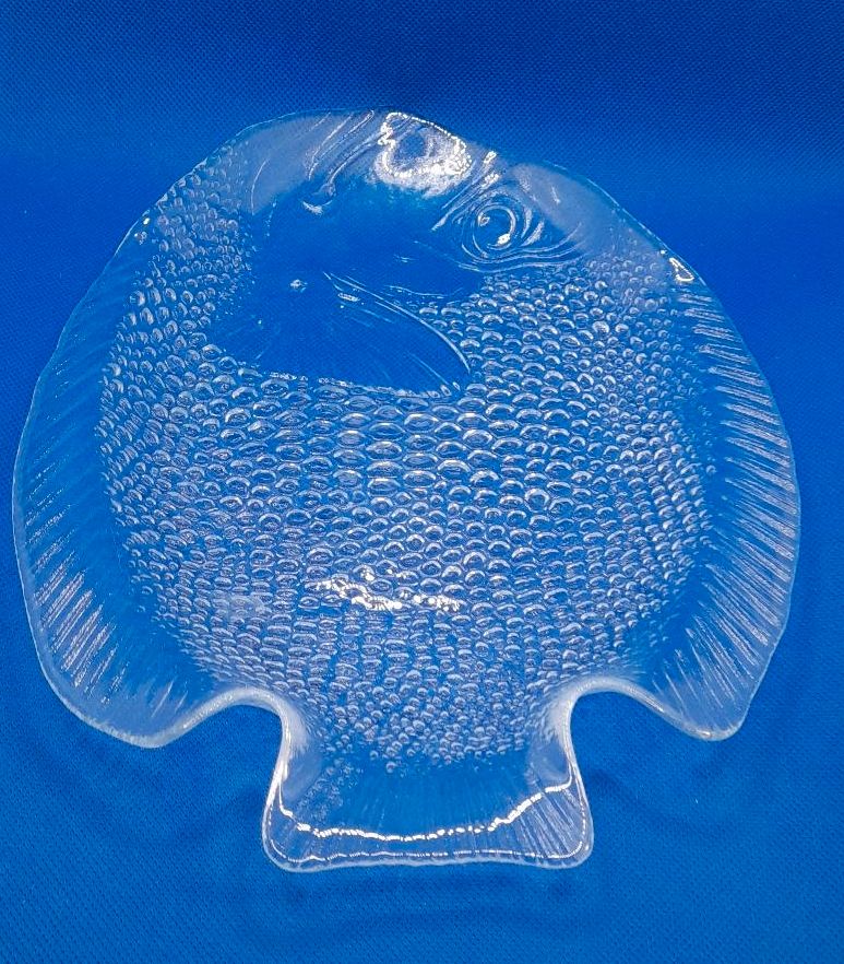 Glasteller Karpfen Teller Fischplatte Fischteller in Schortens