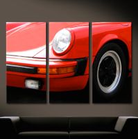 RED PORSCHE 911 TARGA Leinwand Bild Nostalgie Classic Car Nordrhein-Westfalen - Rüthen Vorschau