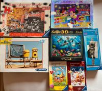 Puzzle Sammlung Kinder Katze, Hund, Mickey Mouse etc. Bayern - Seehausen a. Staffelsee Vorschau