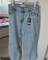 Wide leg high waist jeans hellblau Niedersachsen - Osnabrück Vorschau