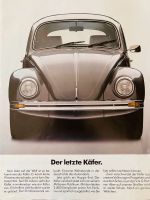 VW Käfer Verkaufprospekt „Der letzte Käfer“ Nordrhein-Westfalen - Herne Vorschau