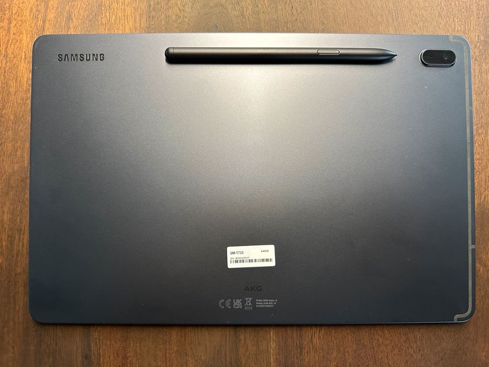 Samsung Tab S7 FE Wi-Fi, 64GB, S Pen, Mystic Black + Hülle in Küssaberg