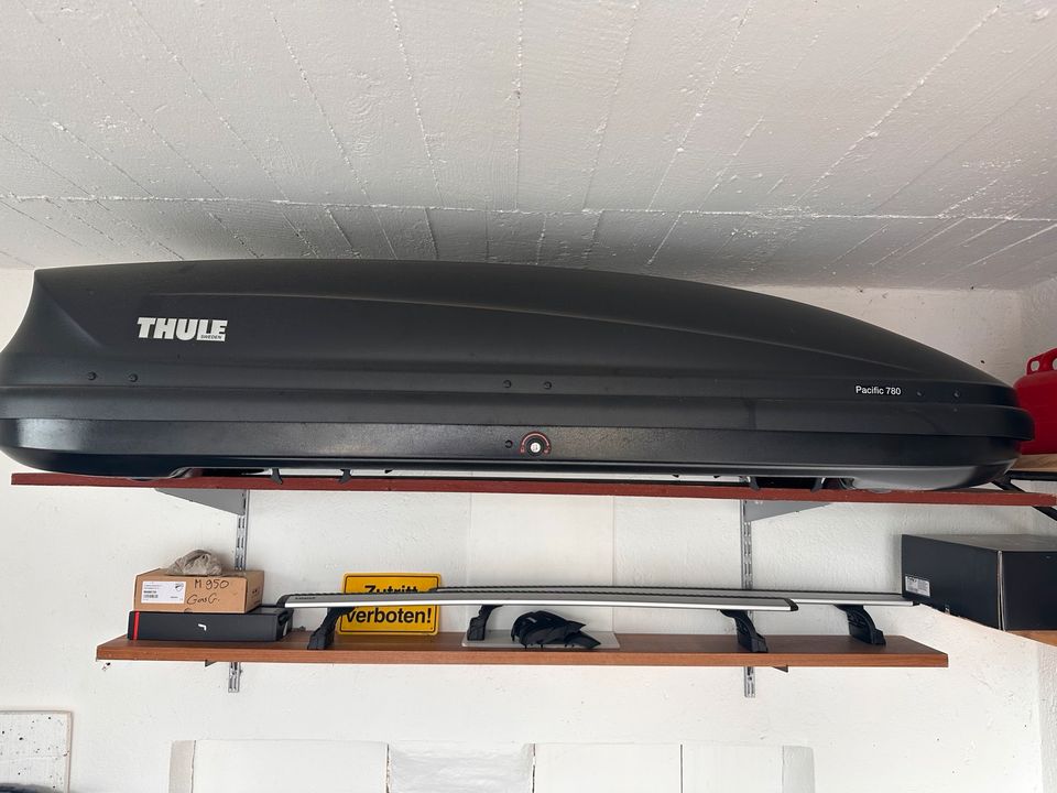 Thule Box Pazific 780 inkl. Dachträgersystem, wie neu in Olching