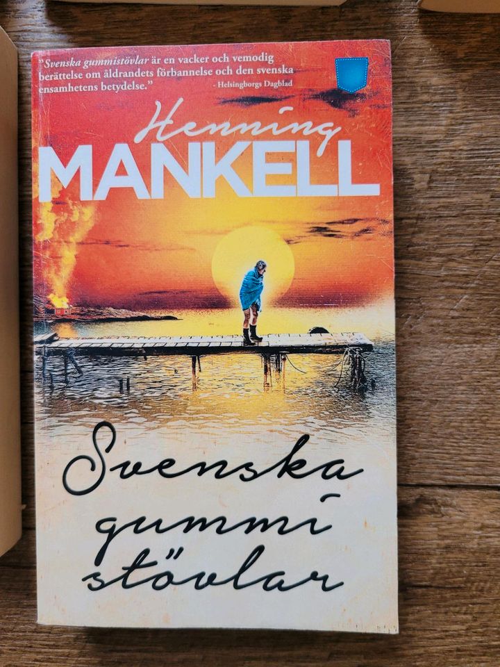 Schwedische Bücher Mankell Jungstedt Guillou Ingemarsson svenska in Schellhorn (bei Preetz, Holst)