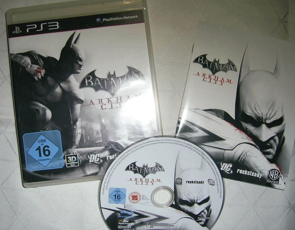 PS3 Spiel BATMAN ARKHAM CITY +Cover +Booklet Playstation 3 in Moers