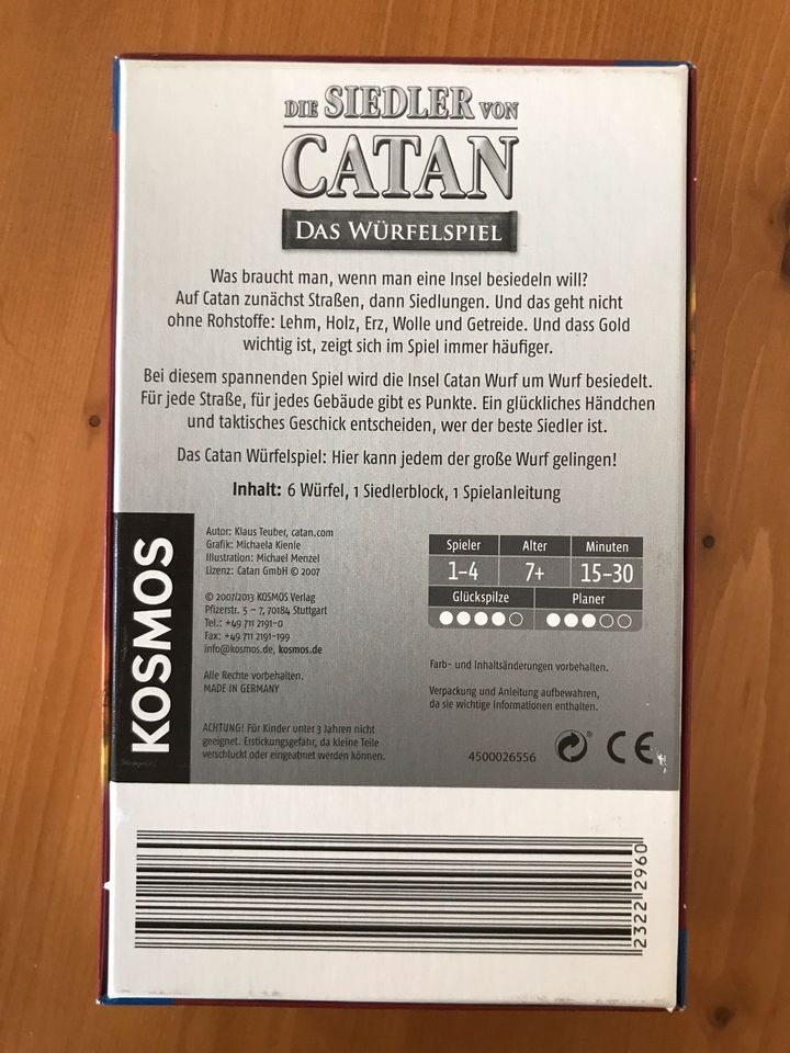 Die Siedler von Catan - Das Würfelspiel in Lenggries