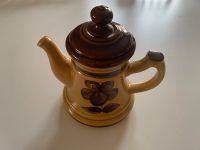 Zell am Harmersbach Kaffeekanne Vintage handgemalt Ocker Kanne Sachsen - Großhartmannsdorf Vorschau