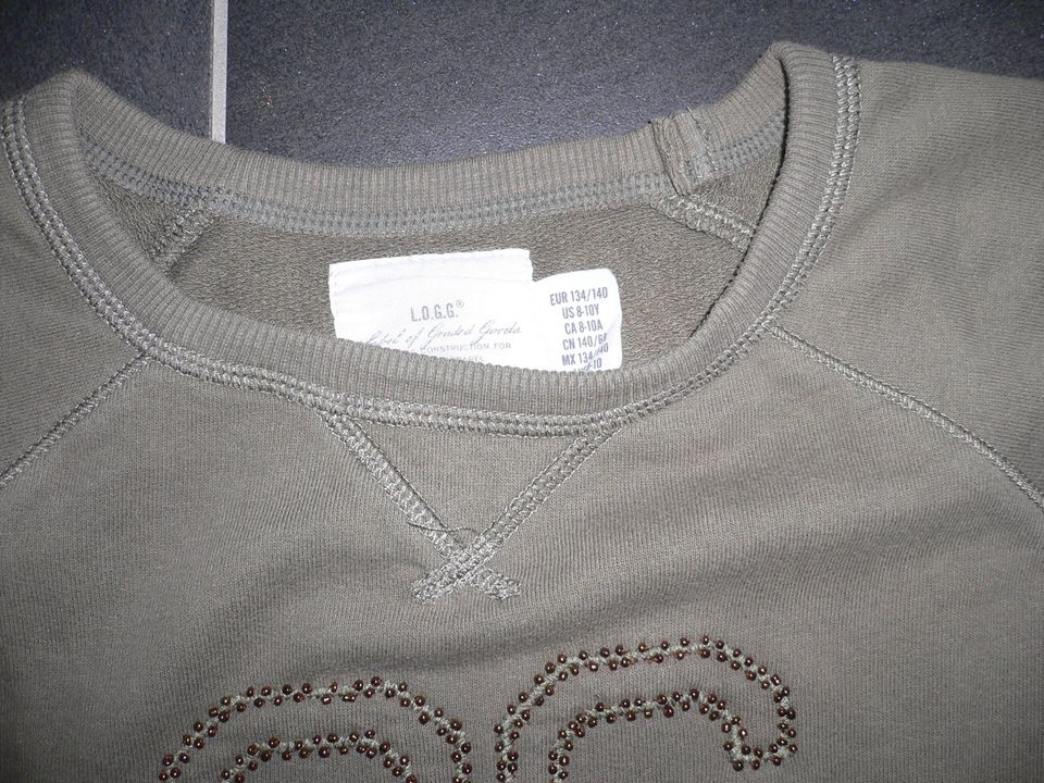 Pullover H&M L.o.g.g. 134/140 Mädchen sehr guter Zustand in Heusweiler