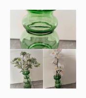 Vase grün Glas Glasvase  Blumen Deko  Geschirr Möbel Hessen - Homberg (Efze) Vorschau