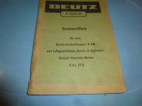 Deutz Z 1355-1/1  Ersatzteilliste F3L 712 Rheinland-Pfalz - Dirmstein Vorschau