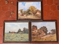 3 x Landschaft Bild Druck m Rahmen nach Edward Wilkins Waite Dorf Sachsen-Anhalt - Karith Vorschau