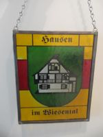 Wappen Glasbild >> Hausen im Wiesental Baden-Württemberg - Schopfheim Vorschau