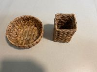 Rattan Schüssel + Stifteköcher  + Kästchen Hessen - Stadtallendorf Vorschau