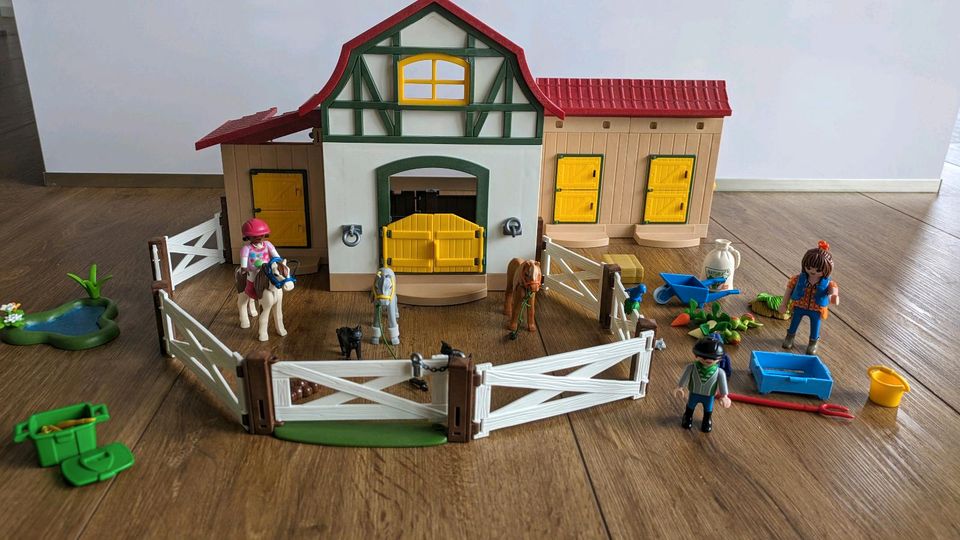 Playmobil Country  Ponyhof 6927 + 6474 Erweiterung in Großmehring