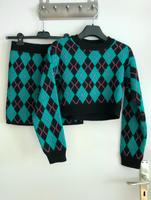 NEU ASOS Design Petit Zweiteiler - XXS 32 Strick Pulli Rock Karo Hessen - Rödermark Vorschau