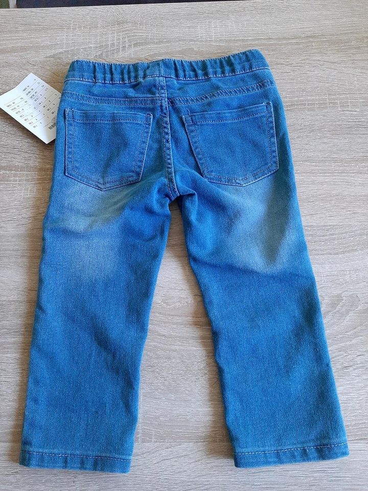 Jeans Leggings Caprileggings Caprihose Gr. 134 YFK Kik in Paulinenaue