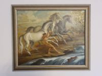 Öl Gemälde Bild Pferd Paul Mantes Nordrhein-Westfalen - Essen-Haarzopf Vorschau