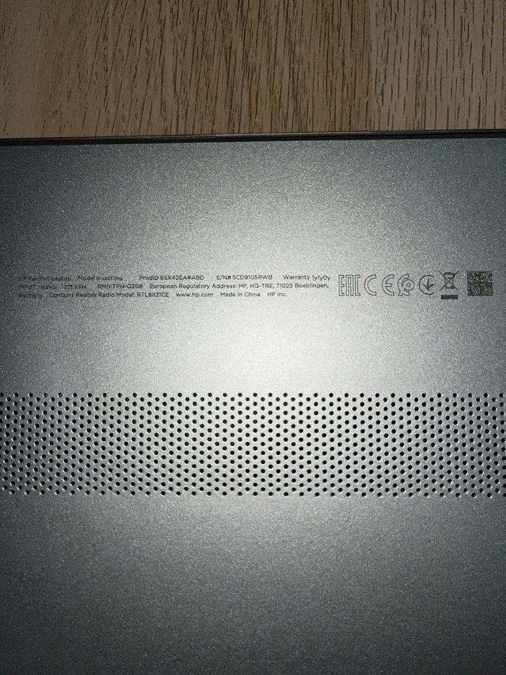 HP Pavilion Laptop - Intel(R) Corei7-8565U CPU 1.80GHz, 12GB RAM in Berlin