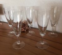 5 x Sektglas Vintage 60 er Jahre Linienmuster Niedersachsen - Nörten-Hardenberg Vorschau