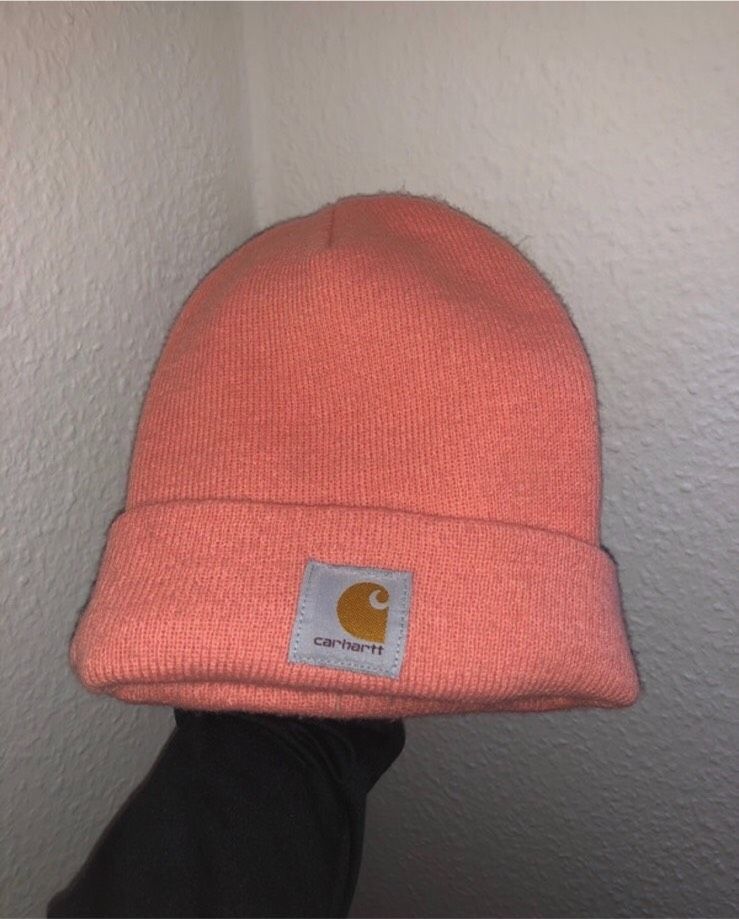 Carhartt Beanie Mütze Lachsfarben in Berlin