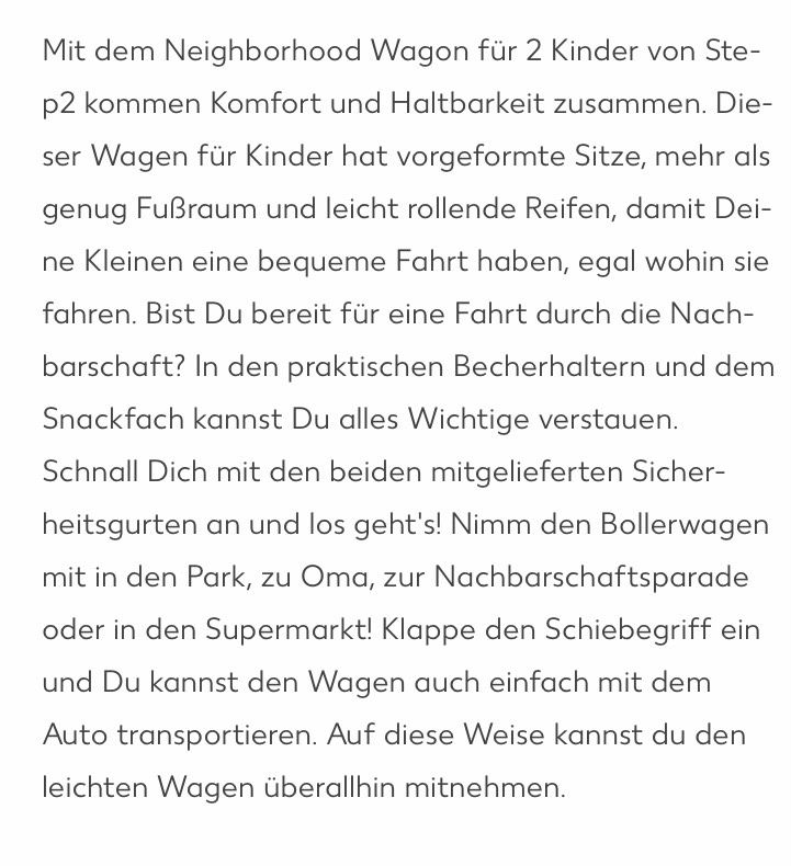 Step 2 Bollerwagen günstig - Nordrhein-Westfalen gebraucht Kleinanzeigen Kinder/Geschwister draussen neu kaufen, Spielzeug Rheine 2 mit Kleinanzeigen oder jetzt ist eBay für für Tür in | 